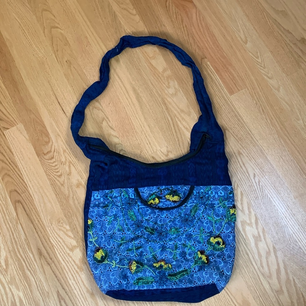 Women’s beaded Aztec Hobo Bag from Mexico